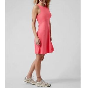 Athleta Sleeveless Halter Midi Dress